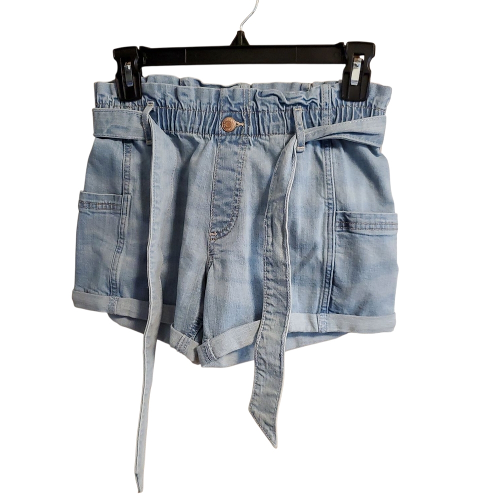 Abercrombie Kids Blue High Waist Shorts